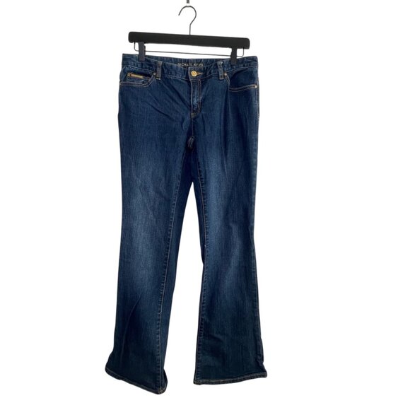 Michael Kors Women’s Boot Cut Jeans Size 6 Studded Flap Pockets - Picture 1 of 6